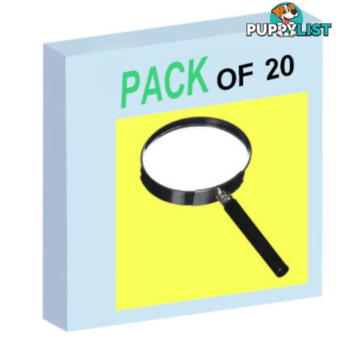 Magnifying lens – Pack of 20