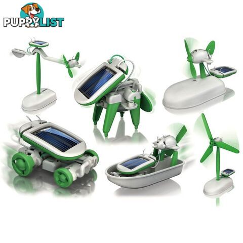 6 In 1 Educational Solar Toy / Robot Kit