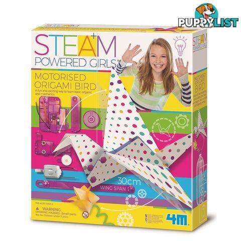 4M STEAM Powered Girls - Motorised Origami Bird