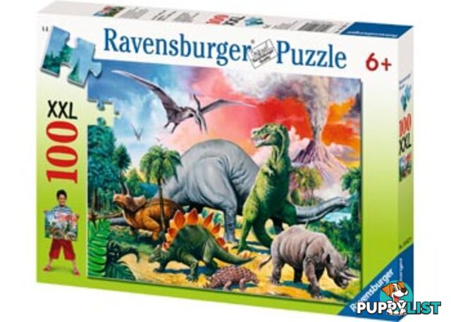 Ravensburger - Among the Dinosaurs Puzzle 100pc