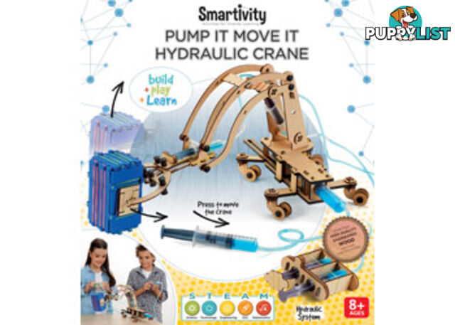 Smartivity - Pump It Move It Hydraulic Crane