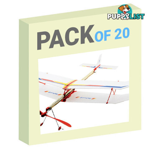 Rubber band plane from China Pack of 20