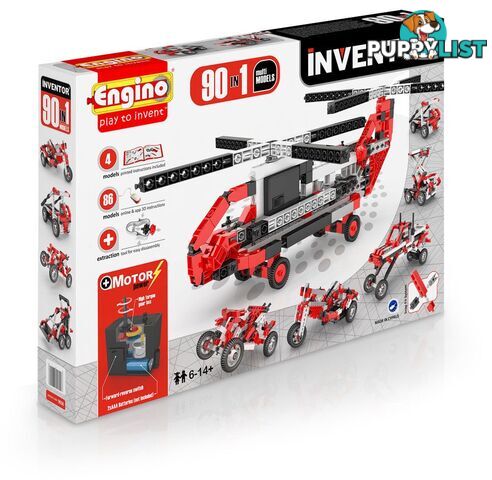 Engino Inventor - 90 Models Motorised Set