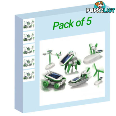 6 in 1 Solar without packaging (PP packaging) - Pack of 5