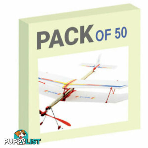 Rubber Band Plane - Pack of 50