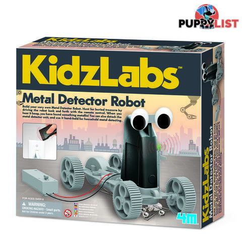 4M Kidz Labs Metal Detector Robot