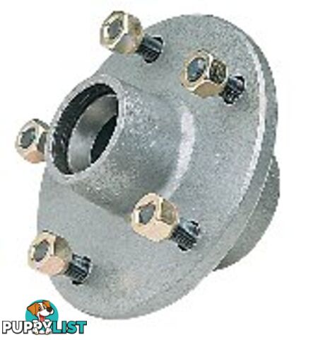 Ford Hub Machined, 6â³ (FORD studs). Ford slimline bearing