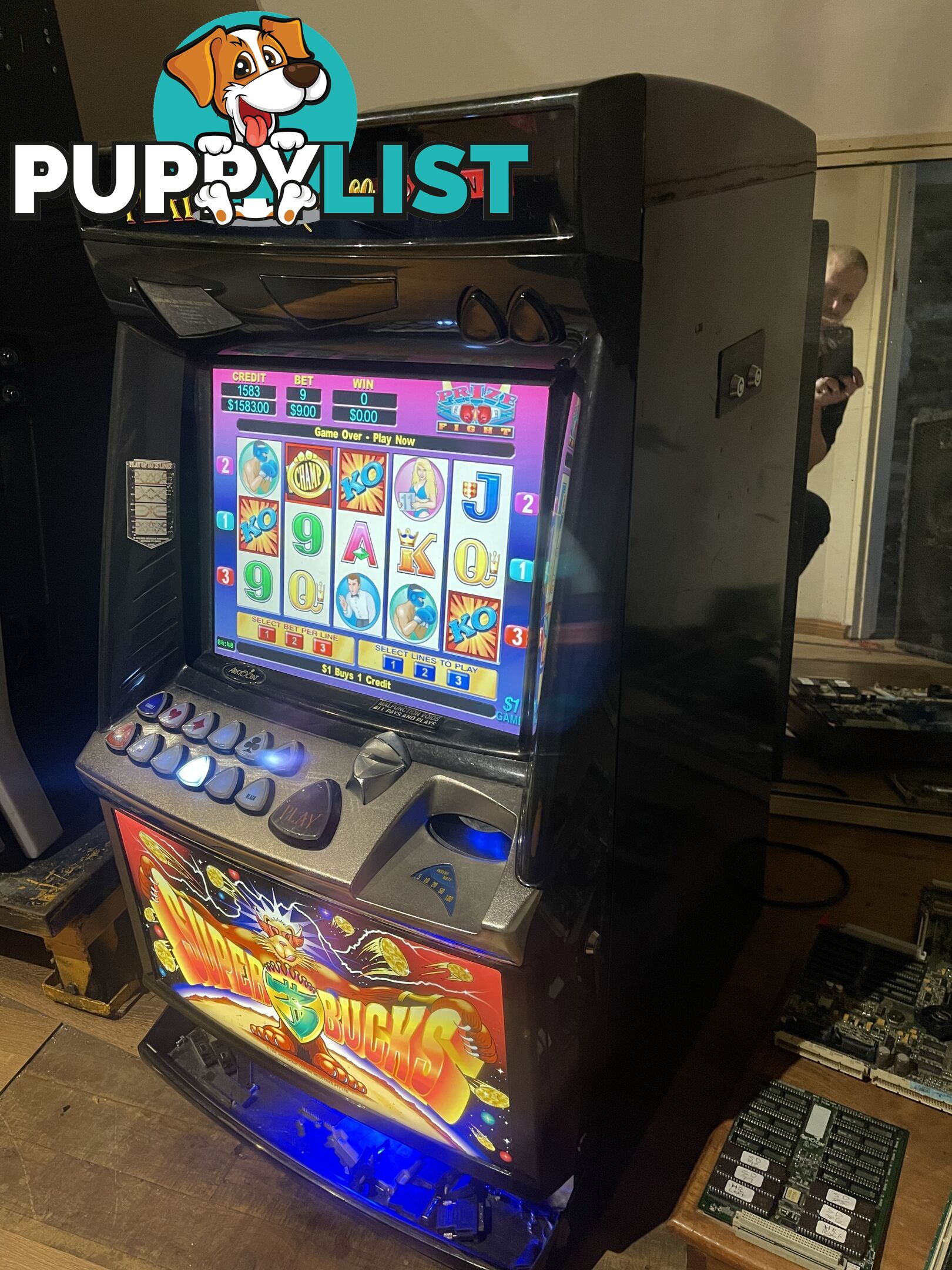 Mk6 aristocrat 4 in 1 pokie machine