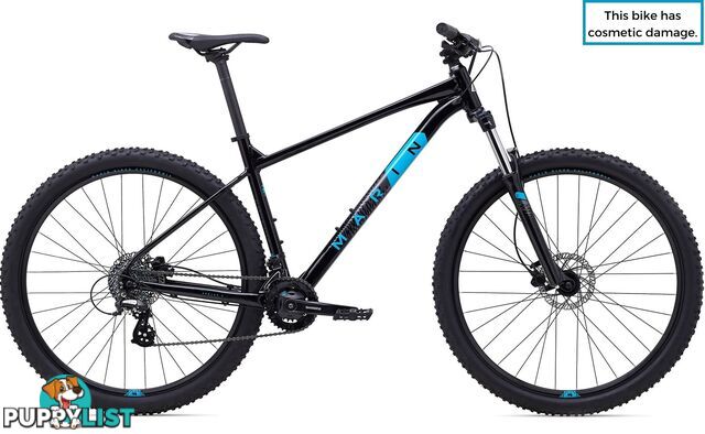 Ex Demo - 2024 Marin Bobcat Trail 3 - Mountain Bike [Wheel: 29][Size: M (height: 170-178cm)][Colour: Gloss Black-Charcoal-Cyan]  - 1EX_AXTXX29BT3M1G1_M1 - 718852712186