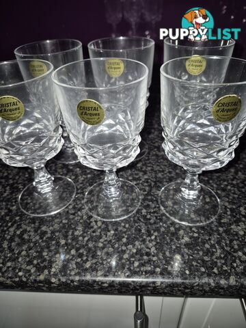 CRISTAL D'ARQUES Vintage Liqueur Glasses