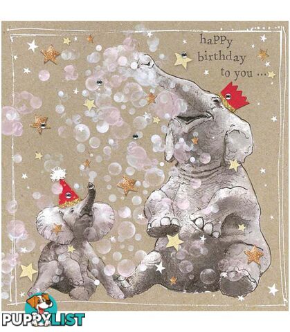 Fancy Pants Greeting Card with Gems â Happy Birthday To You