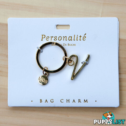 Bag Charm Keyring - V - Marina De Buchi - 664540471678