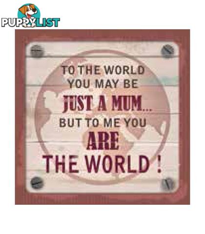 Personalised Cuppa Coasters - You are the world