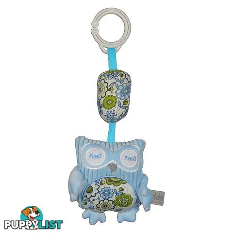 ES Kids - Owl Chime Toy - Blue