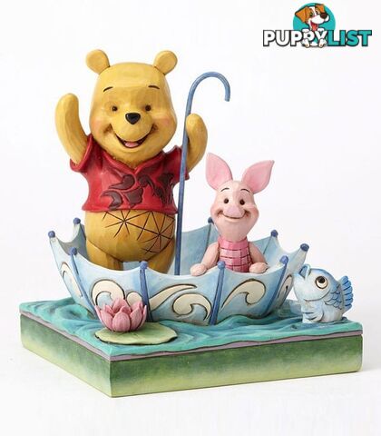 Jim Shore Disney Traditions - Winnie the Pooh & Piglet - 50th Anniversary - 50 Years of Friendship - Disney Traditions - 0045544878937