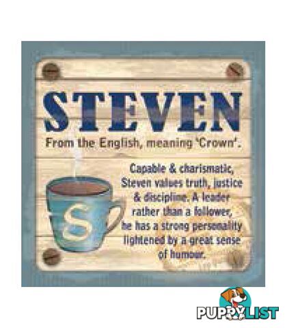 Personalised Cuppa Coasters - Steven