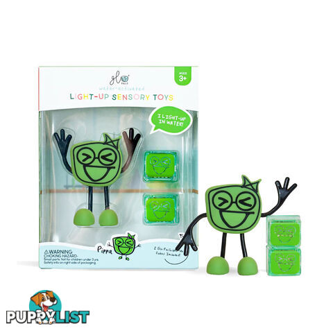 Glo Pal Light-Up Sensory Character Pippa: Green - Glo Pals - 850016823083