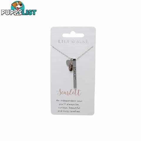 Artique - Personalised Necklace - Scarlett