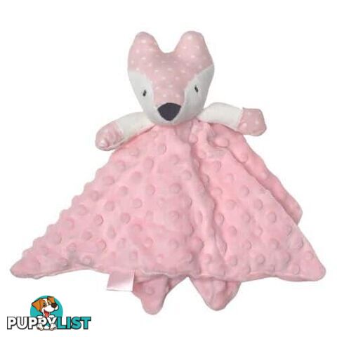 ES Kids - Fox Comforter with Rattle - Pink - 30cm - Es Kids - 9347538008377