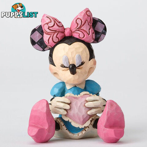 Jim Shore Disney Traditions - Minnie Mouse with Heart Mini Figurine - Disney Traditions - 0045544878999