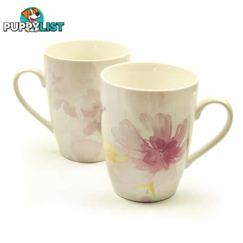 Heritage India Imports - Spring Fresco Mugs Set - Heritage India Imports - 9334687016568