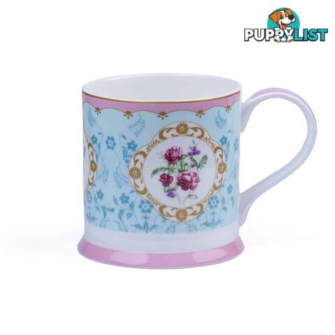 Queens Mug - Bed Of Roses Blue