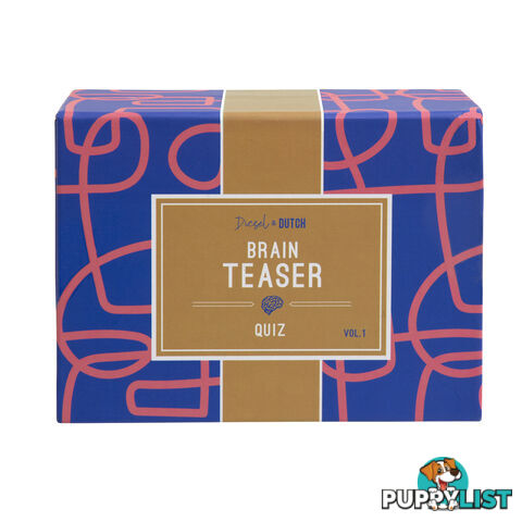 Brain Teaser Trivia Box - Diesel & Dutch - 754523099019