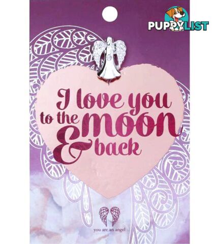 You Are An Angel Pin - IÂ Love You to the Moon and Back