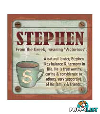 Personalised Cuppa Coasters - Stephen