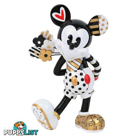 Disney by Britto Midas Mickey Mouse Large Figurine, 20cm Height - Disney by Britto - 028399318759