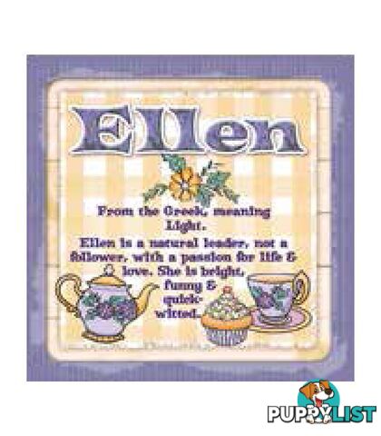 Personalised Cuppa Coasters - Ellen