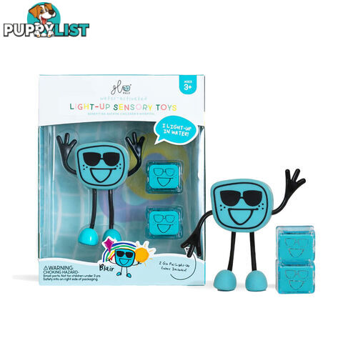 Glo Pal Light-Up Sensory Character Blair: Blue - Glo Pals - 850016823052