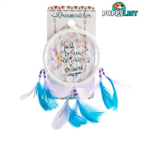 Handmade Beaded Dreamcatcher Blue/purple