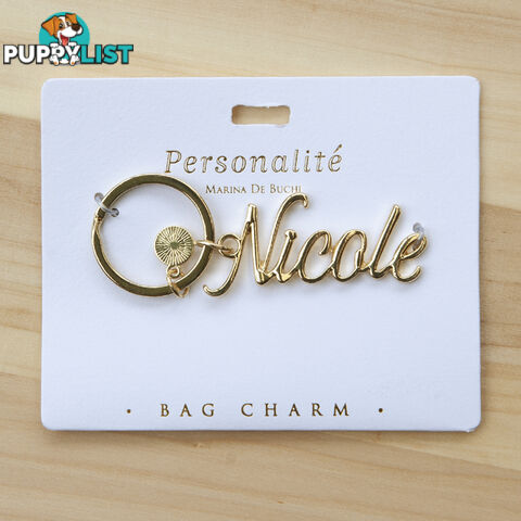 Bag Charm Keyring - Nicole - Marina De Buchi - 664540471296