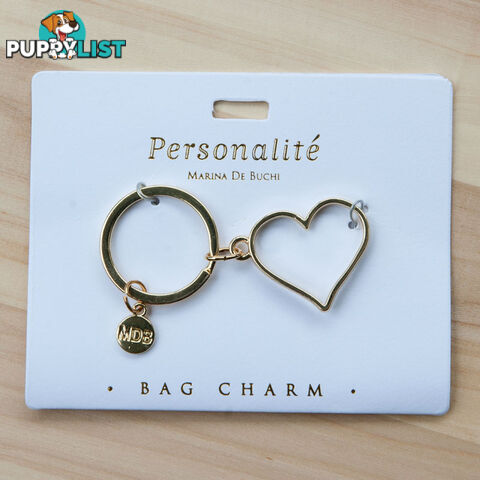 Bag Charm Keyring - Heart - Marina De Buchi - 664540470022