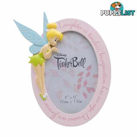 TINKER BELL: RESIN OVAL PHOTO FRAME - Disney Gifts - 5017224916357