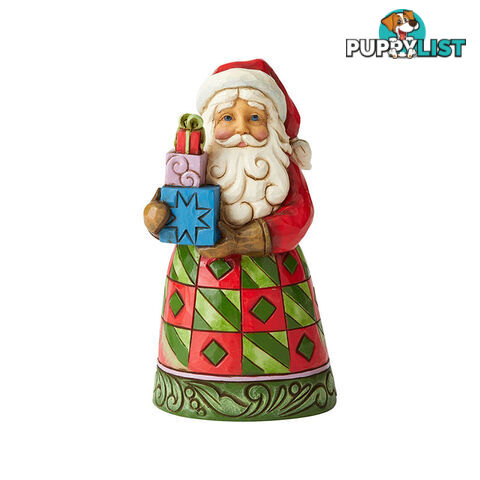 Heartwood Creek - Pint Sized Santa With Presents Figurine