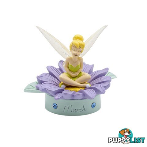 TINKER BELL: BIRTHSTONE SCULPTURE - MARCH - Disney Gifts - 5017224916487