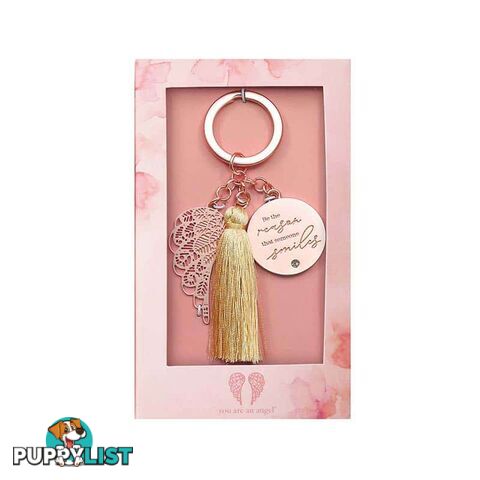 You Are An Angel Tassel Keychain - Be The Reason - The Aird Group - 9316188083003