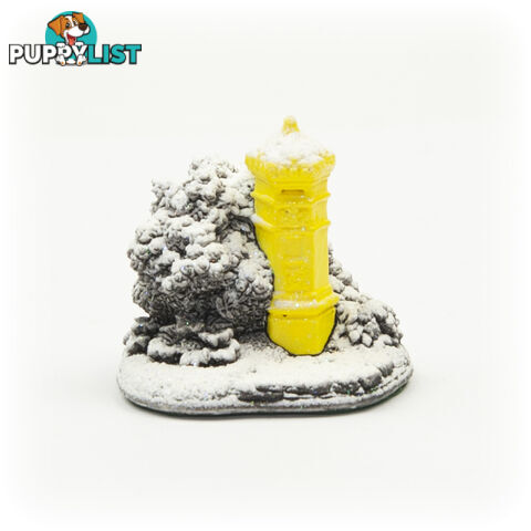 Lilliput Lane Post Box Yellow Splash - Lilliput Lane - 712203036204