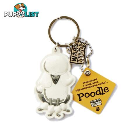 Wags & Whiskers Keyring - Poodle - History & Heraldry - 886767110400