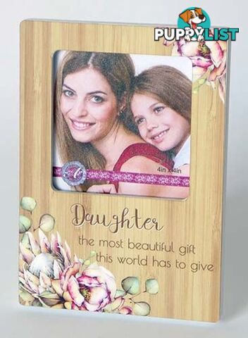 Bunch Of Joy Photo Frame 4x4in Daughter