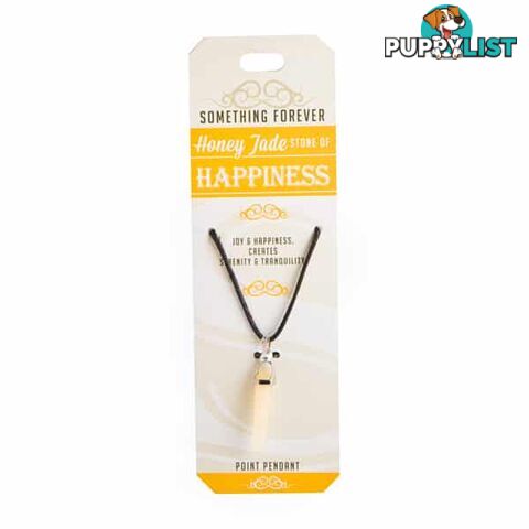 Something Forever â Honey Jade Point Pendant â Stone of Happiness