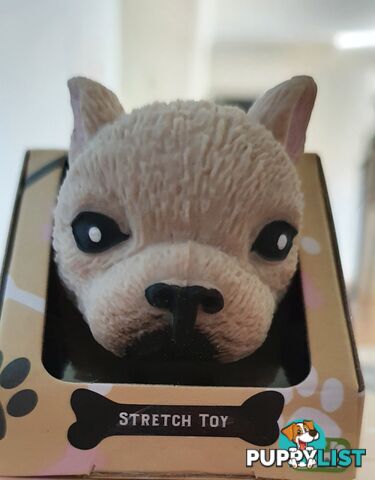 MDI Furever Pets French Bulldog Stretch Toy Cream - MDI - 9318051139978