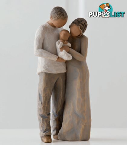 Willow Tree - We are Three Figurine - It used to be just you and me, Now we are three - a family! - Willow Tree - 638713285201