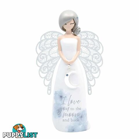 You Are An Angel Figurine -Â I love you to the moon and back - You Are An Angel - 9316188089982