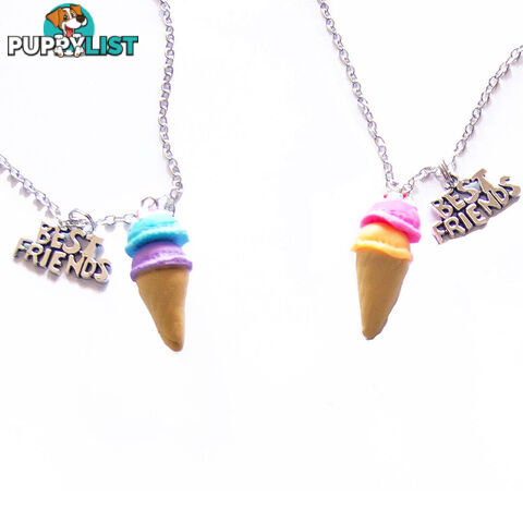 Make Your Own BFF Necklaces Ice Cream Daze - Huckleberry - 9354901010615