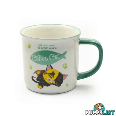 Wags & Whiskers Mugs - Calico Cat - History & Heraldry - 886767160269