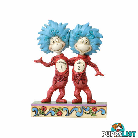 Dr Seuss by Jim Shore - 13cm Thing 1 & Thing 2 - Dr Seuss by Jim Shore - 0028399119554