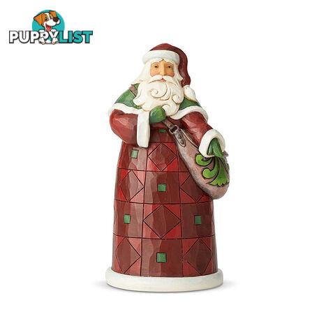 Heartwood Creek Classic - Santa With Satchel Figurine - 028399124657